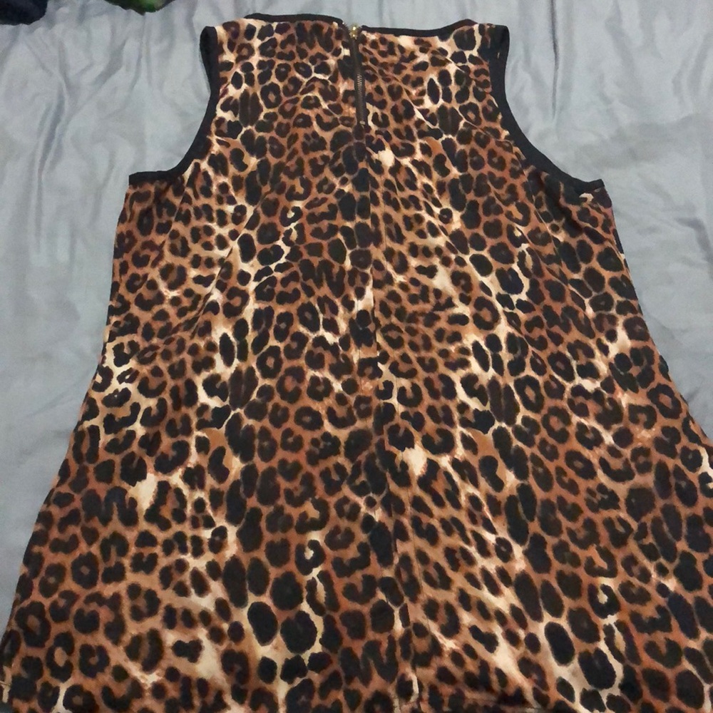Express Leopard Print Top Medium - image 3
